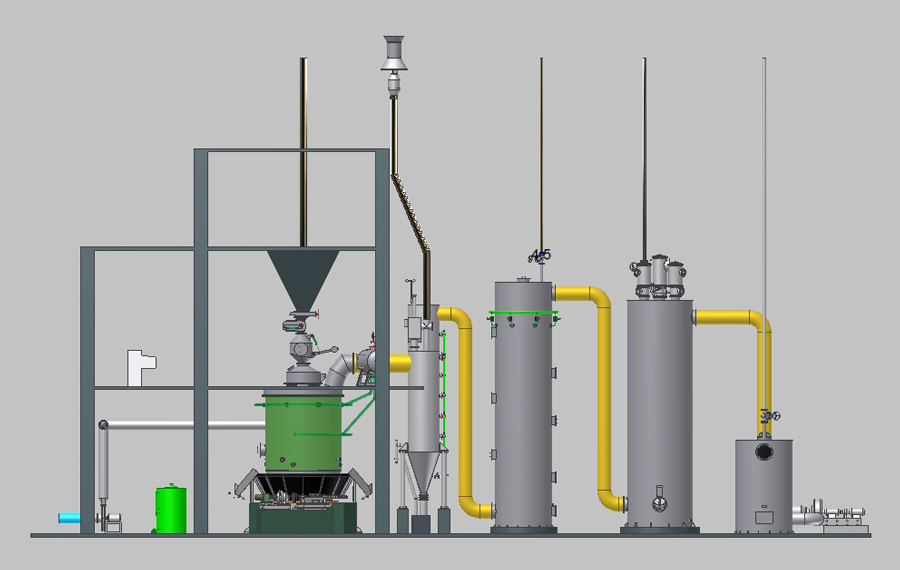 单段冷煤气站流程