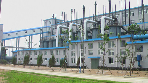 济南黄台煤气炉两段式煤气发生炉项目